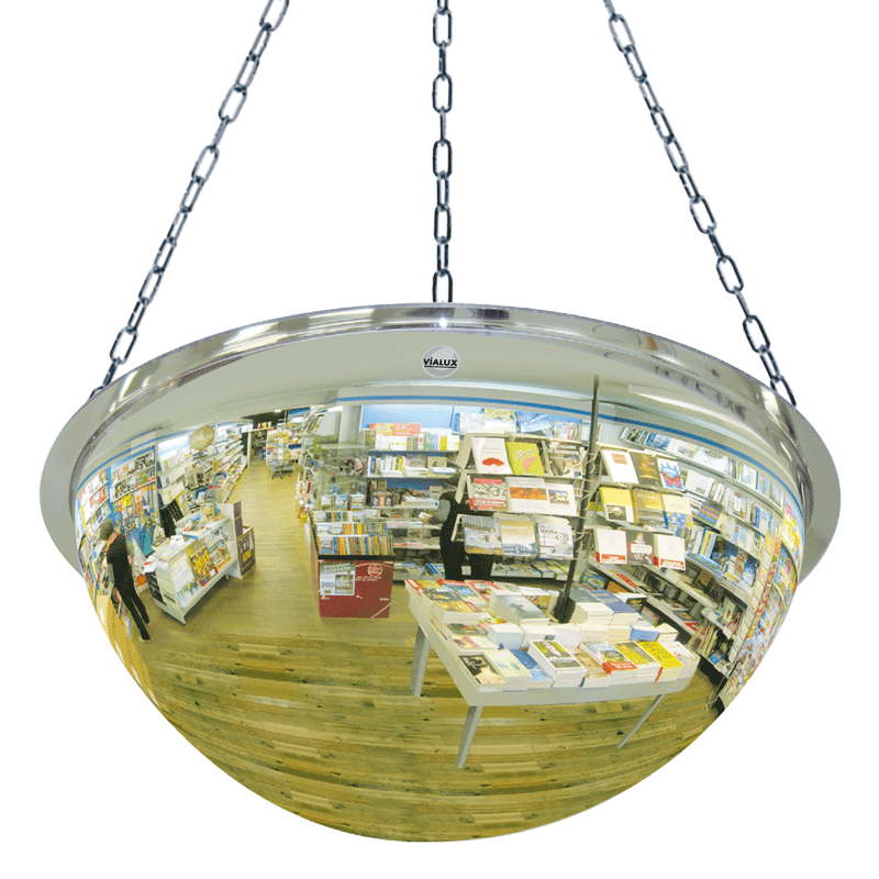 Lustra półkuliste 1/2 kuli w poziomie